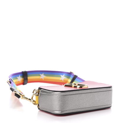 Marc Jacobs Saffiano Rainbow Strap Color Block Small Snapshot Camera Bag Pink Multicolor 4 of 10