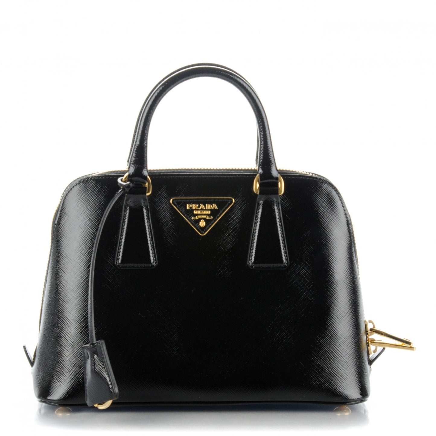 Saffiano Vernice Small Promenade Tote Black