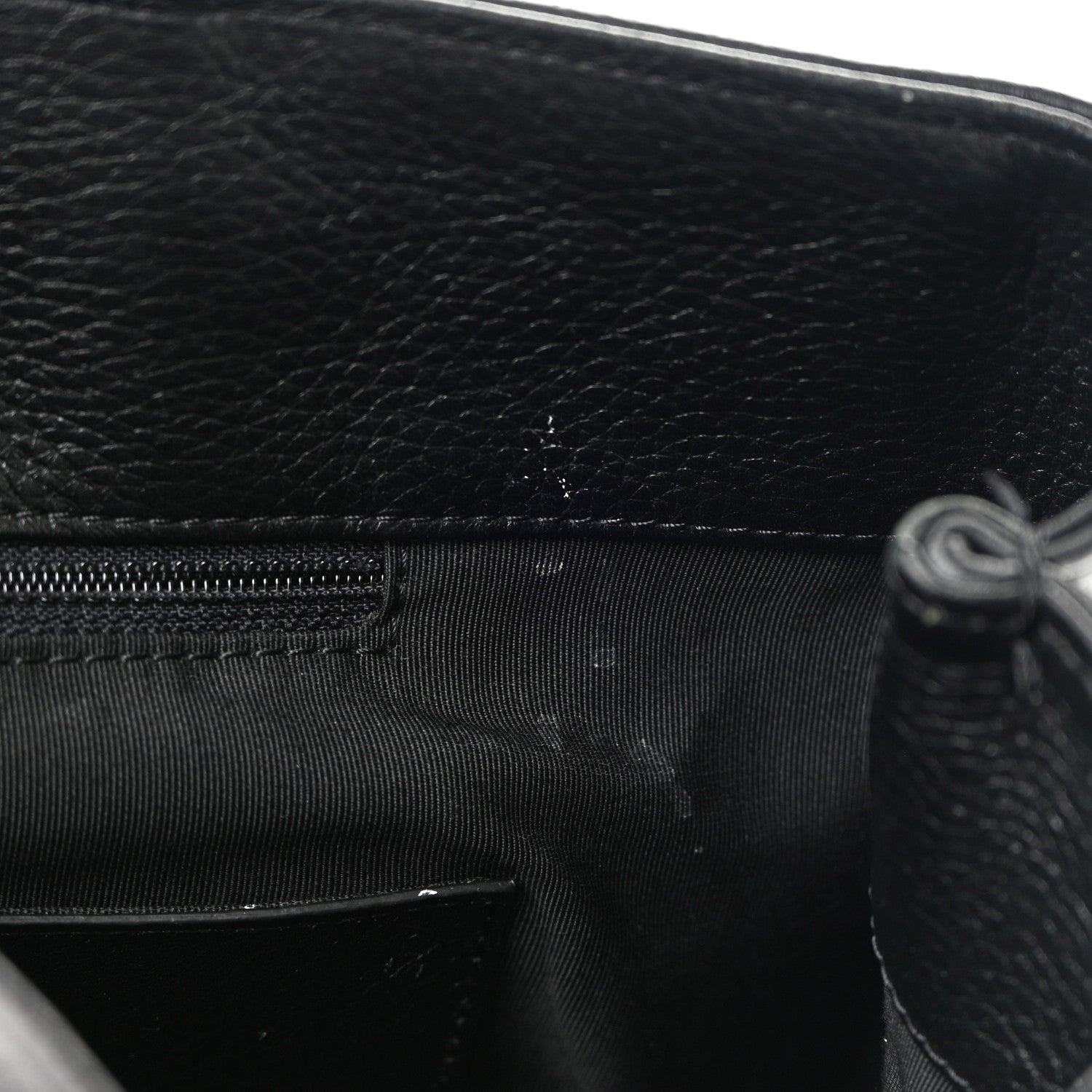 Chanel Deerskin Stitched Medium CC Shopping Tote Black 11 of 16