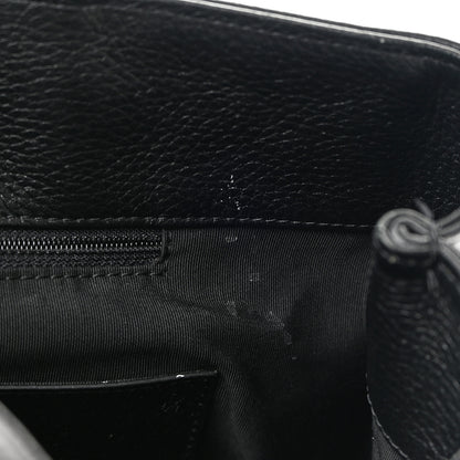 Chanel Deerskin Stitched Medium CC Shopping Tote Black 11 of 16