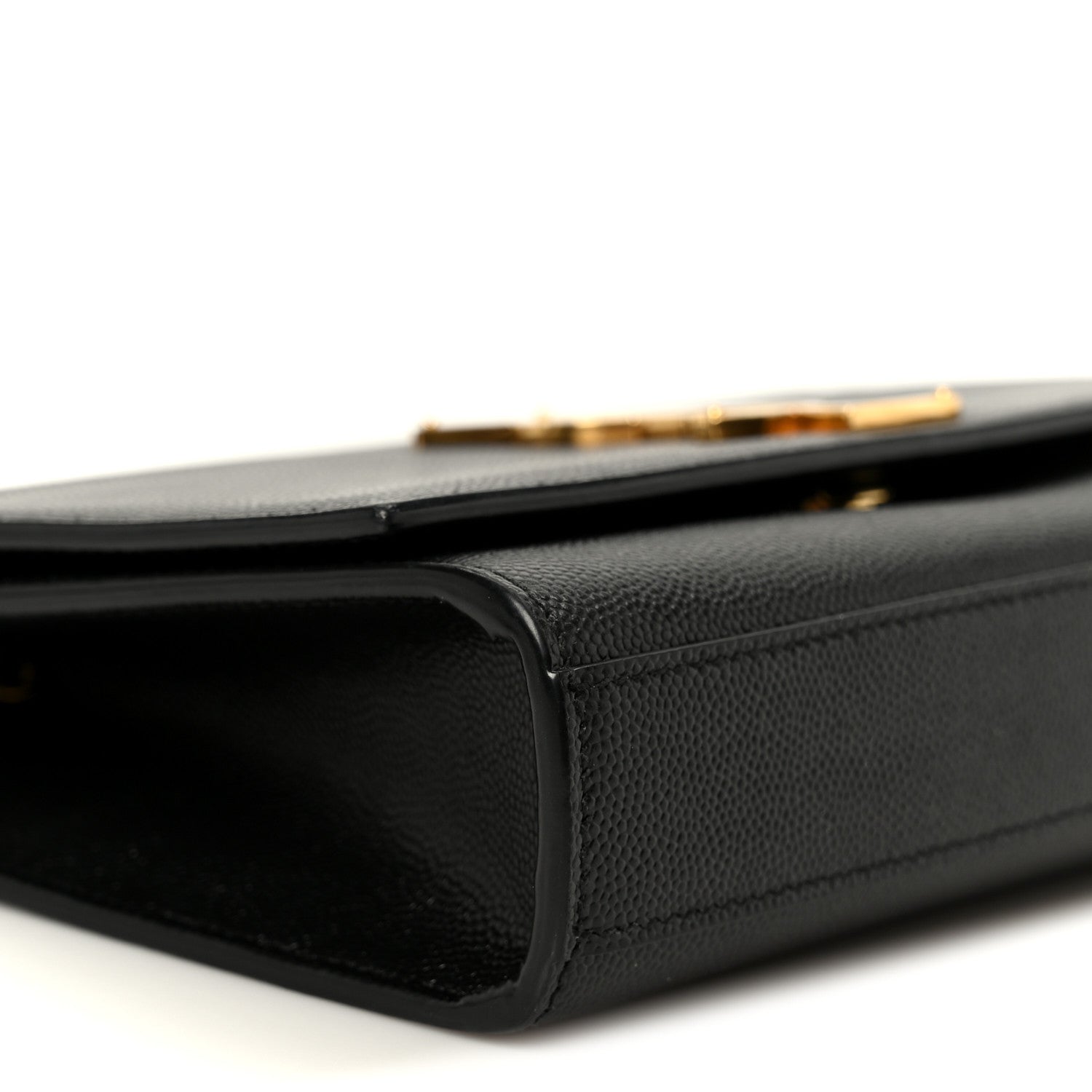 Saint Laurent Grain De Poudre Small Monogram Kate Satchel Black 10 of 14
