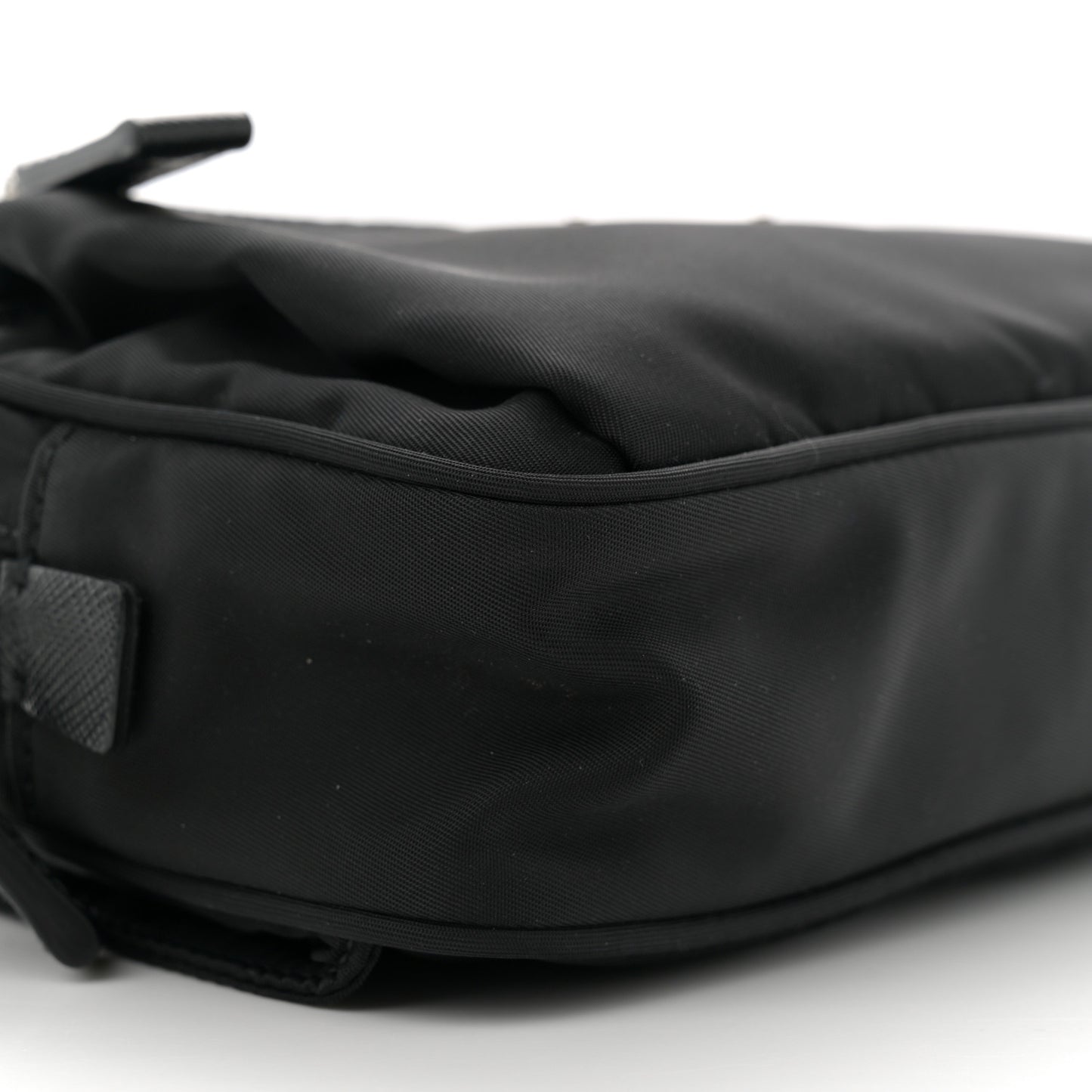 Re-Nylon Saffiano Belt Bag Black