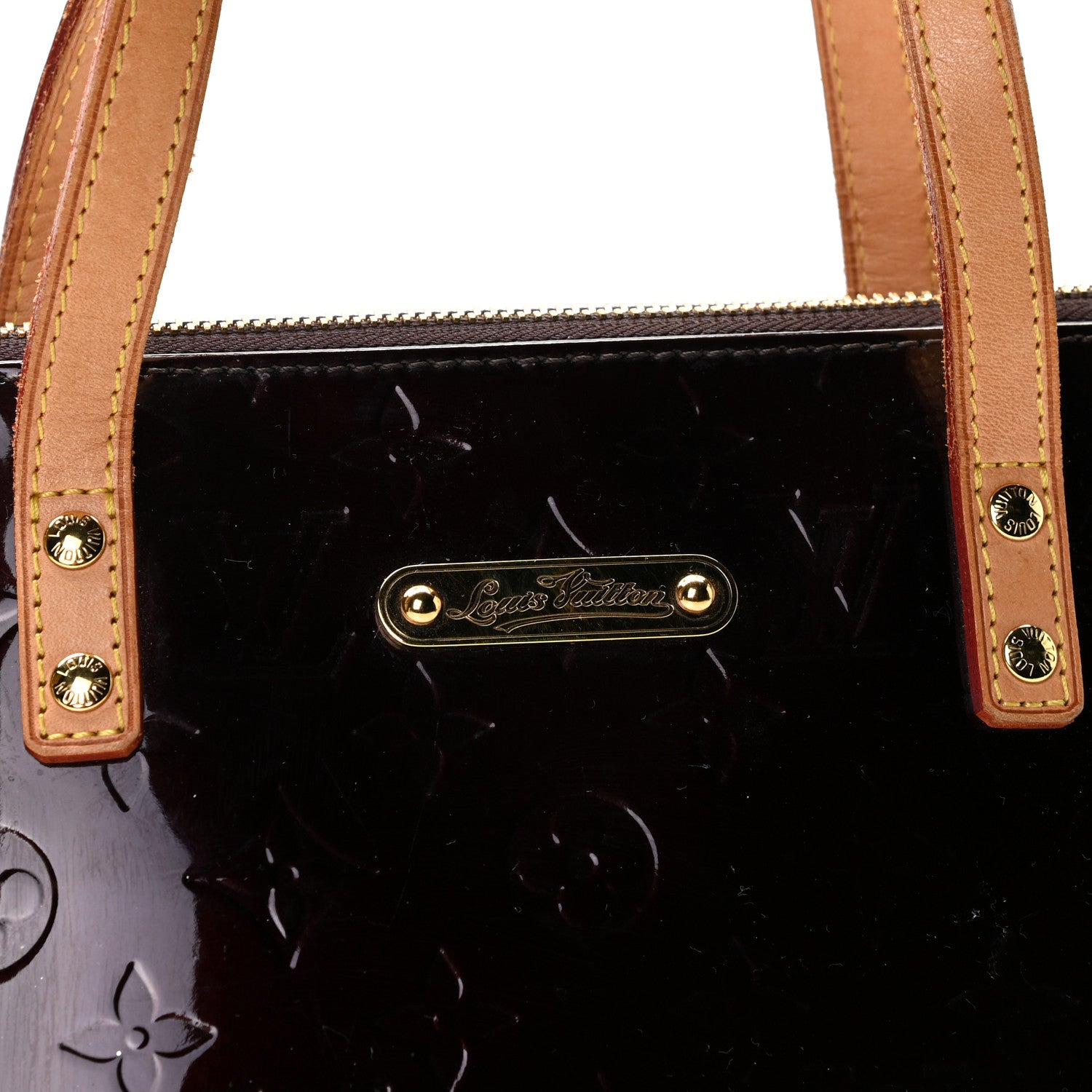 Louis Vuitton Vernis Bellevue PM Amarante 5 of 9