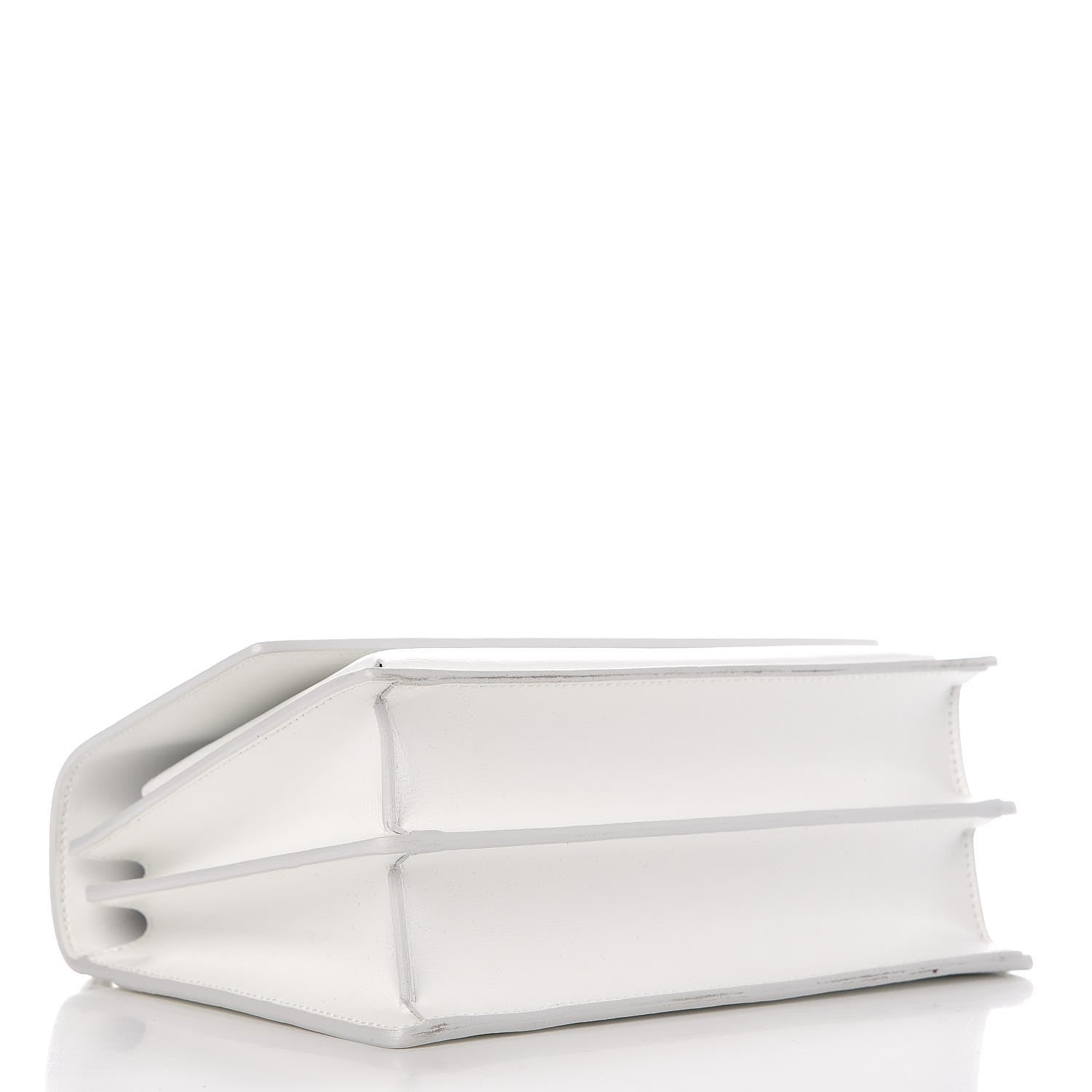 Saint Laurent Calfskin Medium Monogram Sunset Dove White 4 of 11