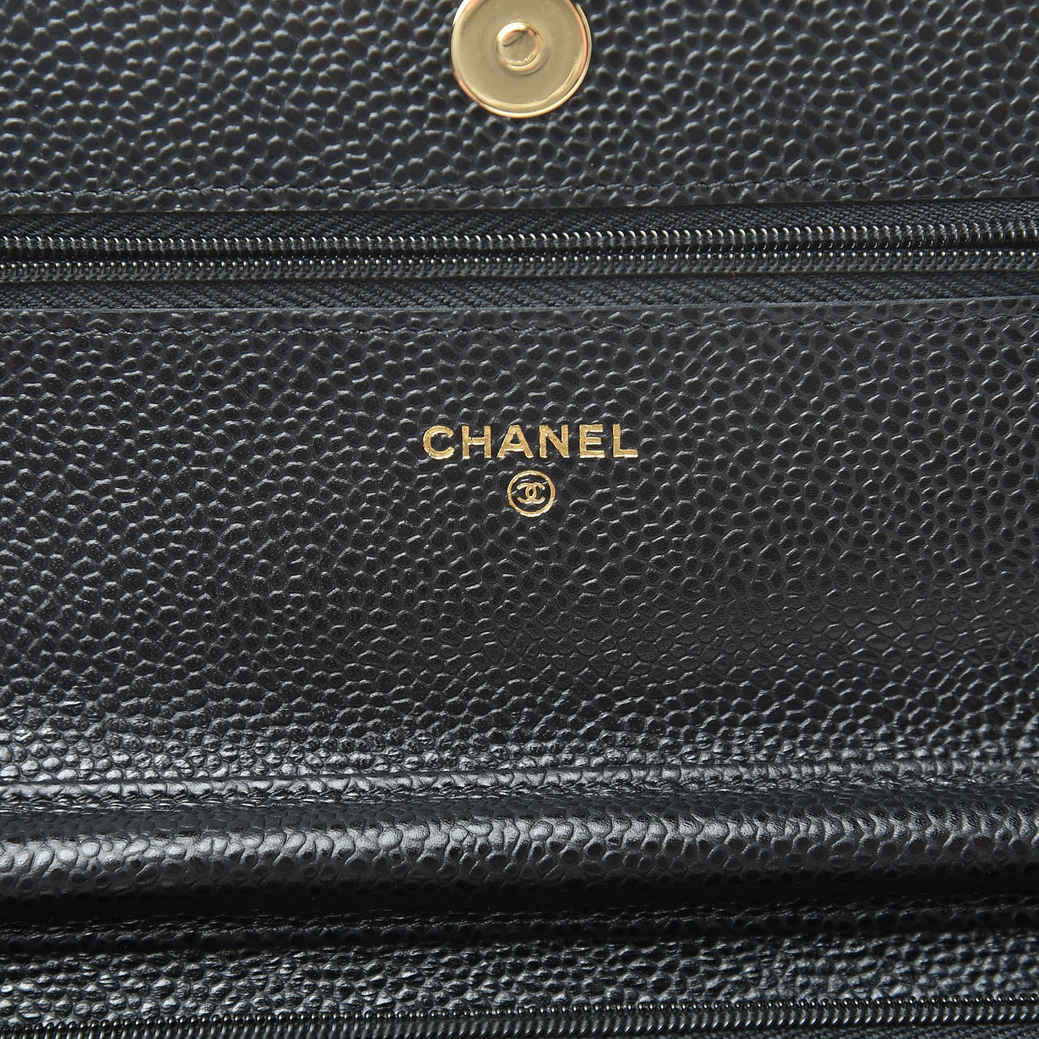 Chanel Caviar Quilted Wallet On Chain WOC Black 6 of 13