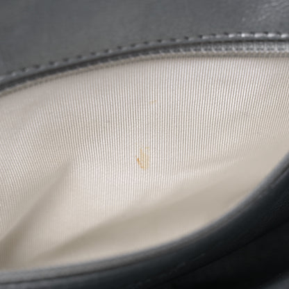 Chanel Metallic Aged Calfskin Quilted Timeless Clutch Silver 11 of 13