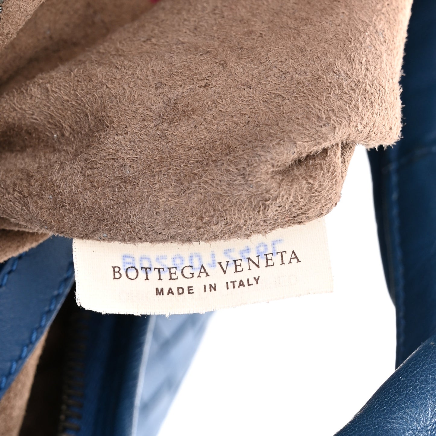 Nappa Intrecciato Medium Veneta Hobo Oceano