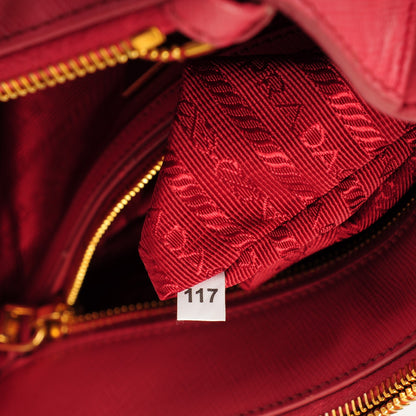 Prada Saffiano Small Galleria Double Zip Tote Tamaris 7 of 7