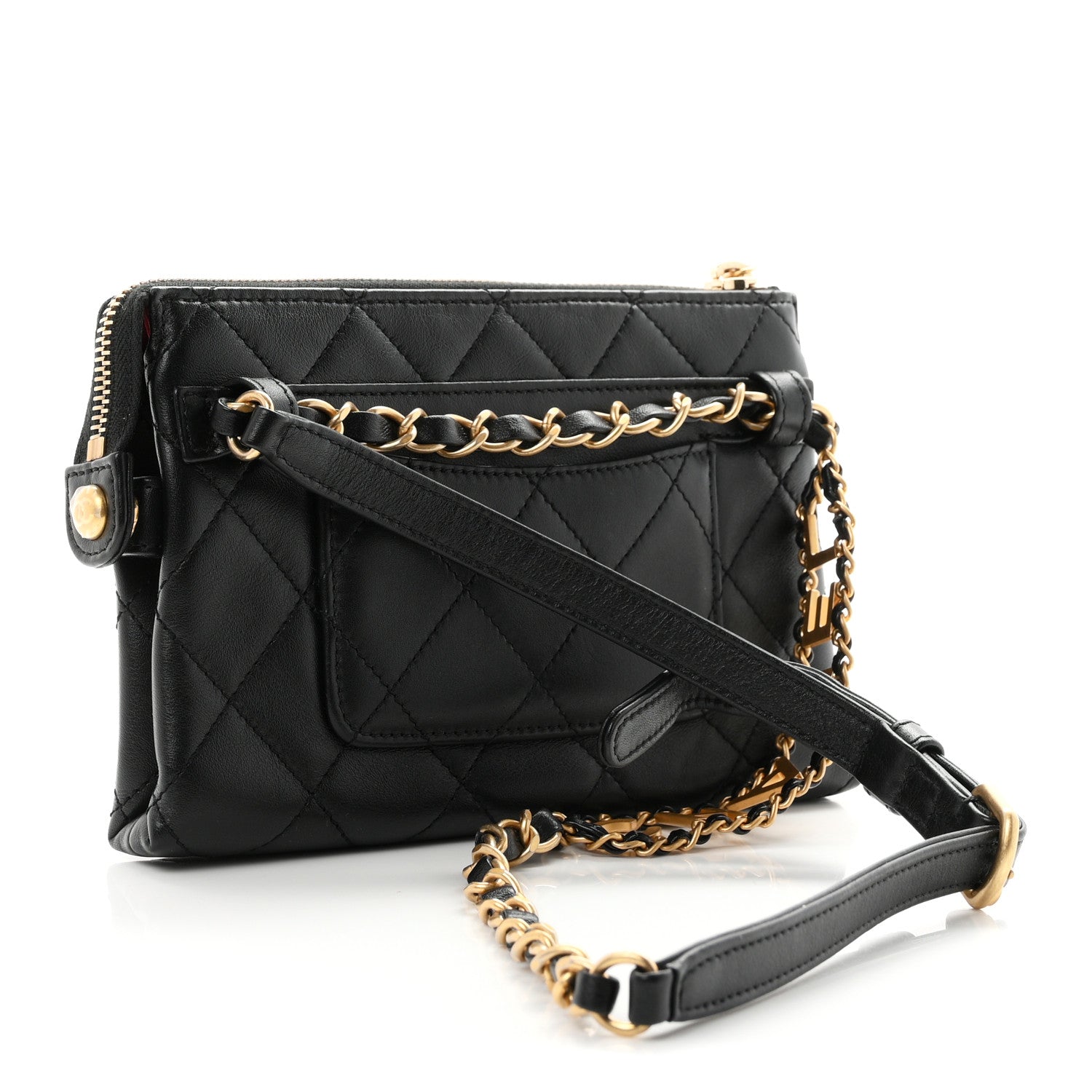 Chanel Calfskin Pick Me Up Belt Bag Black 2 of 9