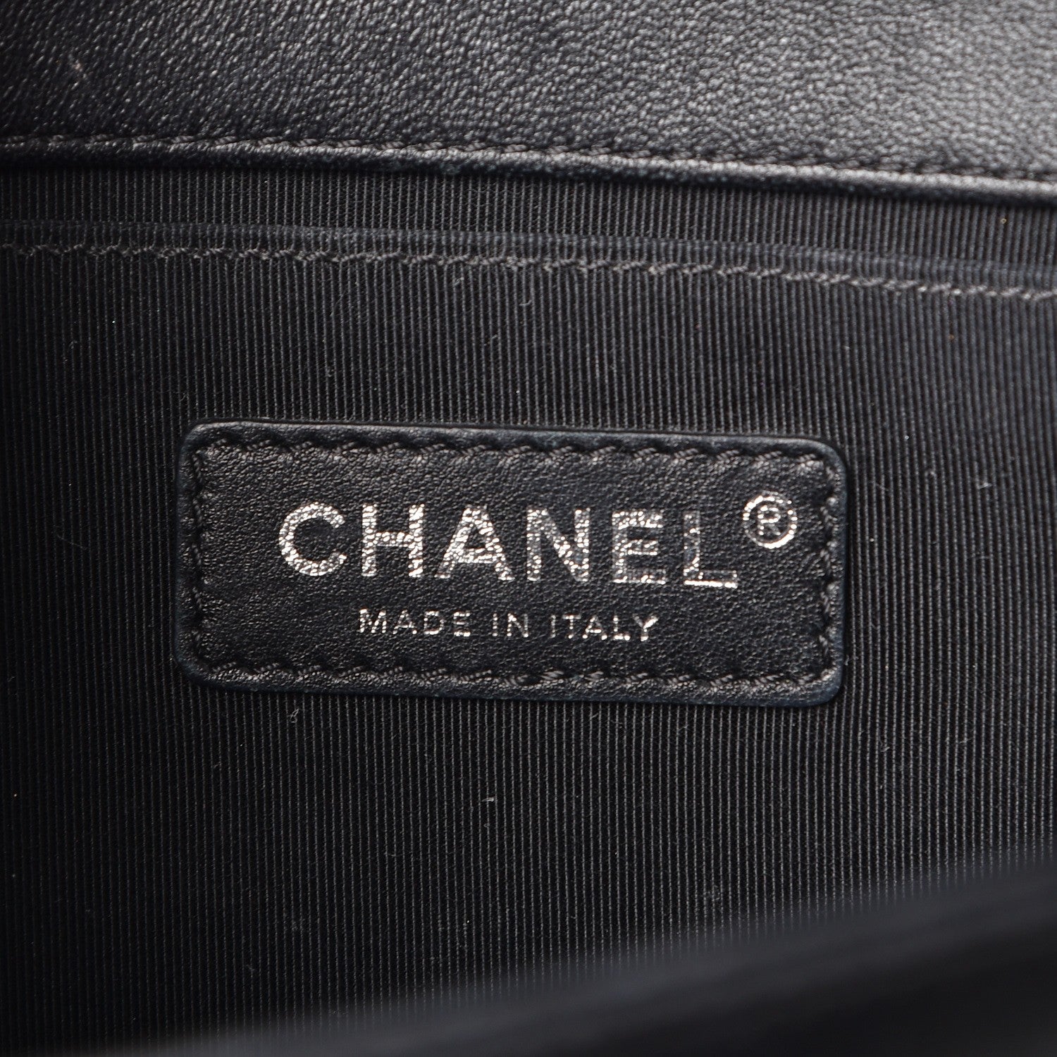 Chanel Lambskin Quilted Medium Boy Flap Black 6 of 19