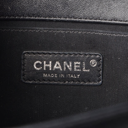 Chanel Lambskin Quilted Medium Boy Flap Black 6 of 19