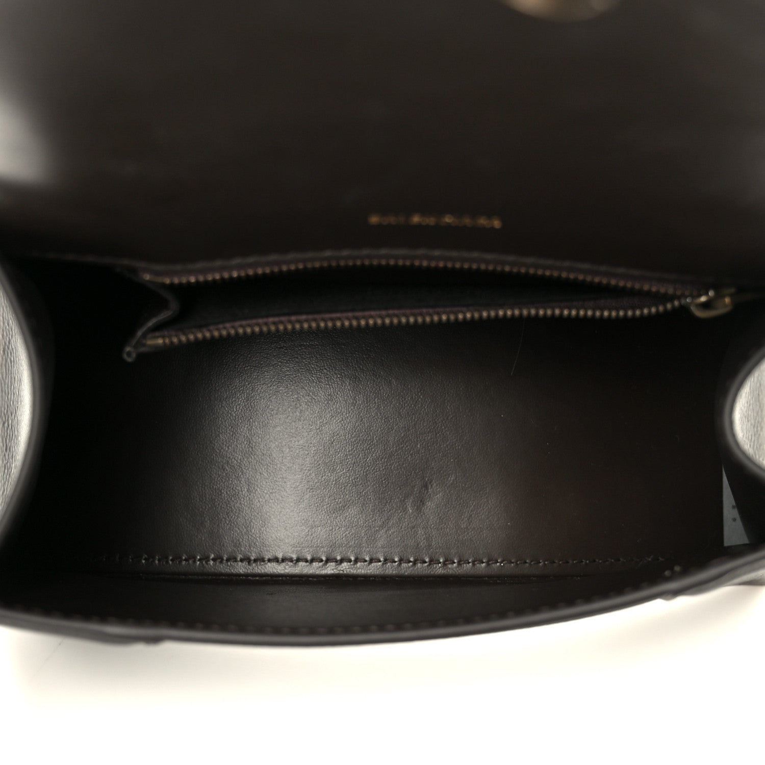 Balenciaga Used Calfskin Small Hourglass Top Handle Bag Brown 5 of 11