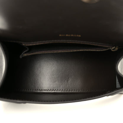 Balenciaga Used Calfskin Small Hourglass Top Handle Bag Brown 5 of 11