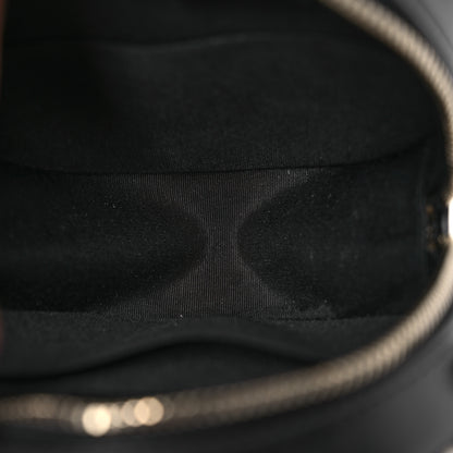 Chanel Calfskin Quilted Pearl Round Clutch With Chain Black 5 of 10