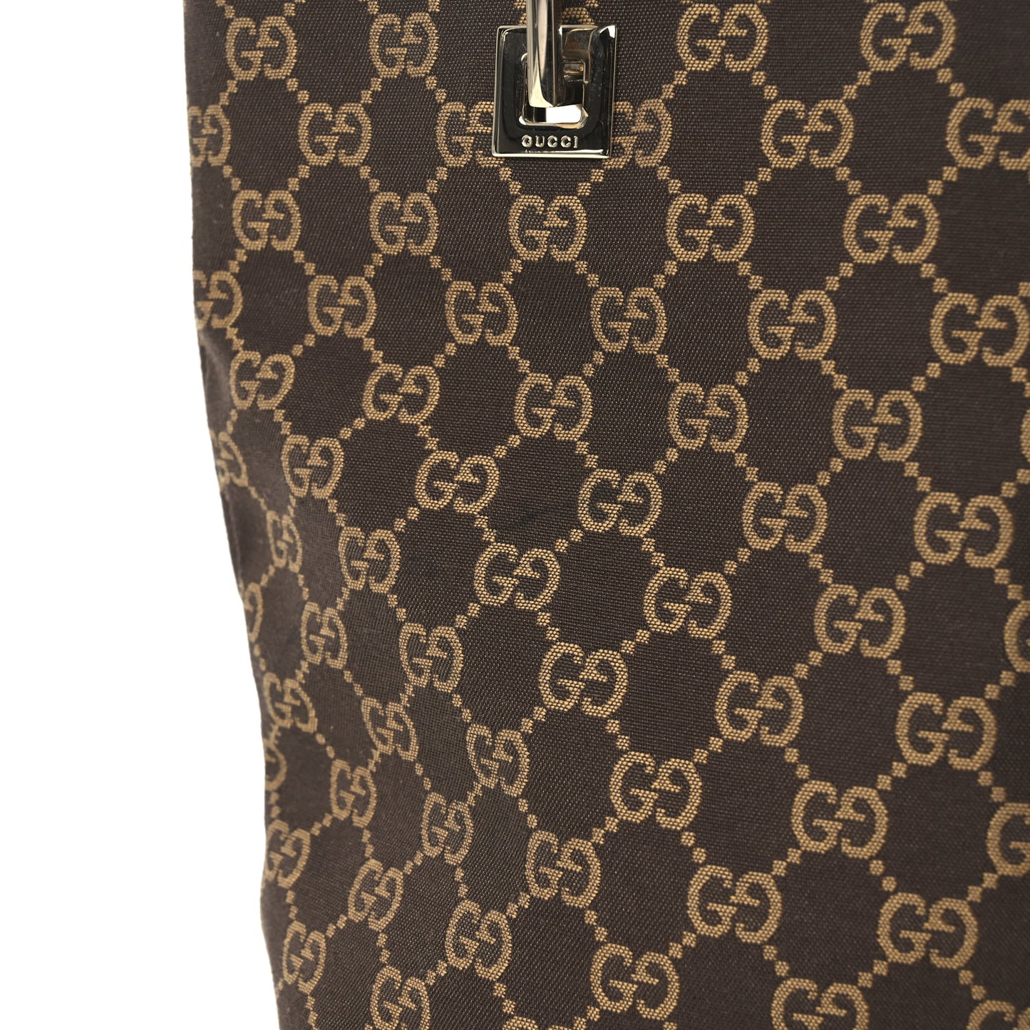 Monogram Small Bucket Tote Brown