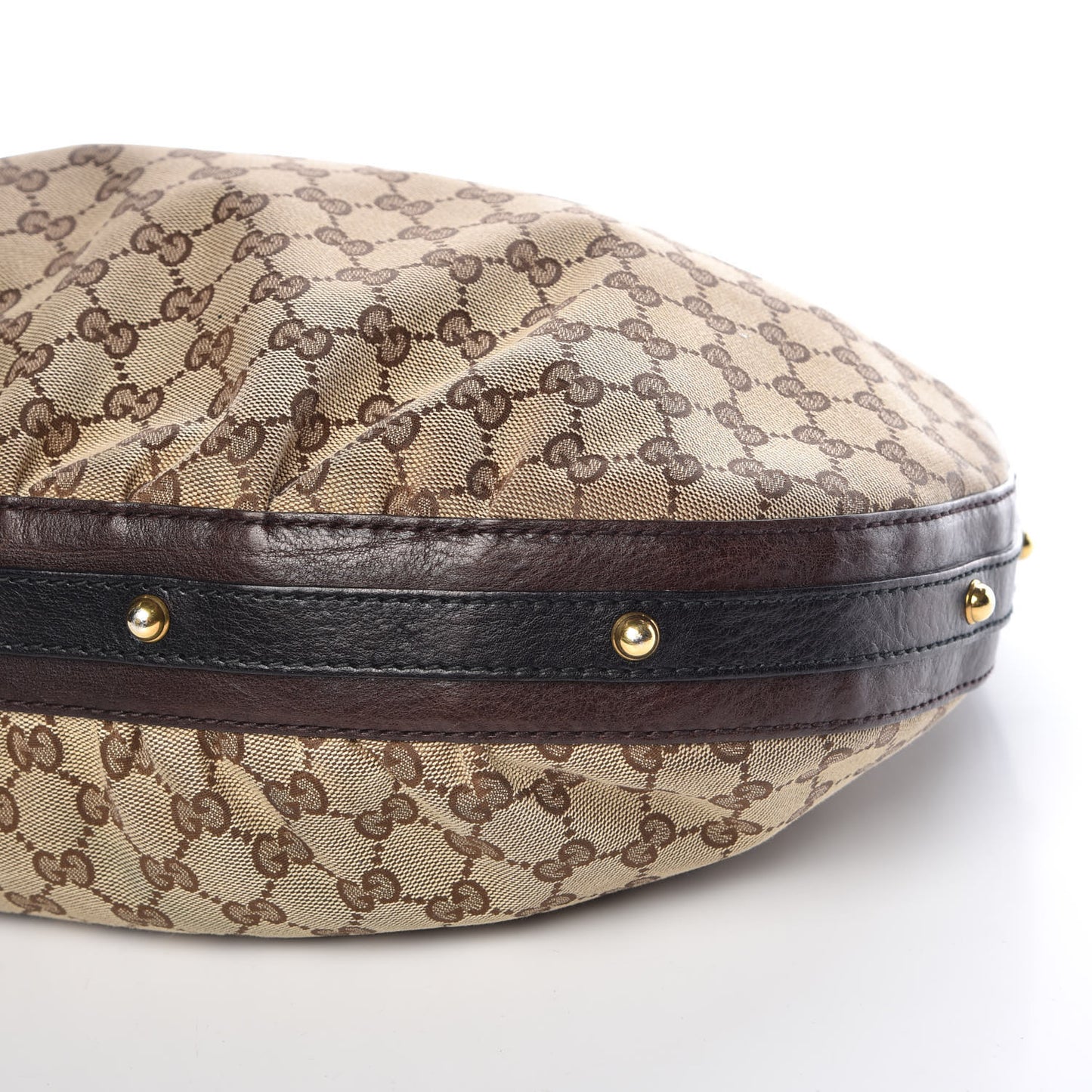 Monogram Medium Interlocking Hobo Dark Brown