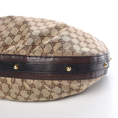 Gucci Monogram Medium Interlocking Hobo Dark Brown 10 of 11