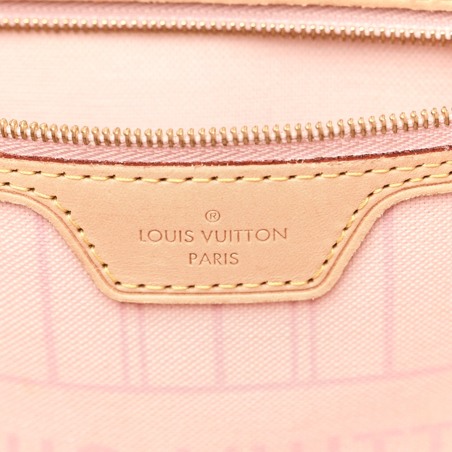 Damier Azur Neo Neverfull MM Rose Ballerine