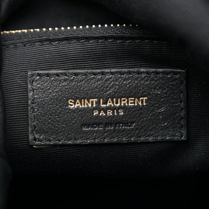 Saint Laurent Lambskin Matelasse Monogram Joe Backpack Black 6 of 13