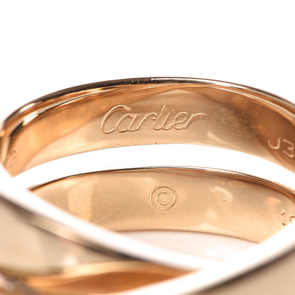 Cartier 18K Yellow Gold 9mm Paris Nouvelle Vague Ring 52 6 5 of 8