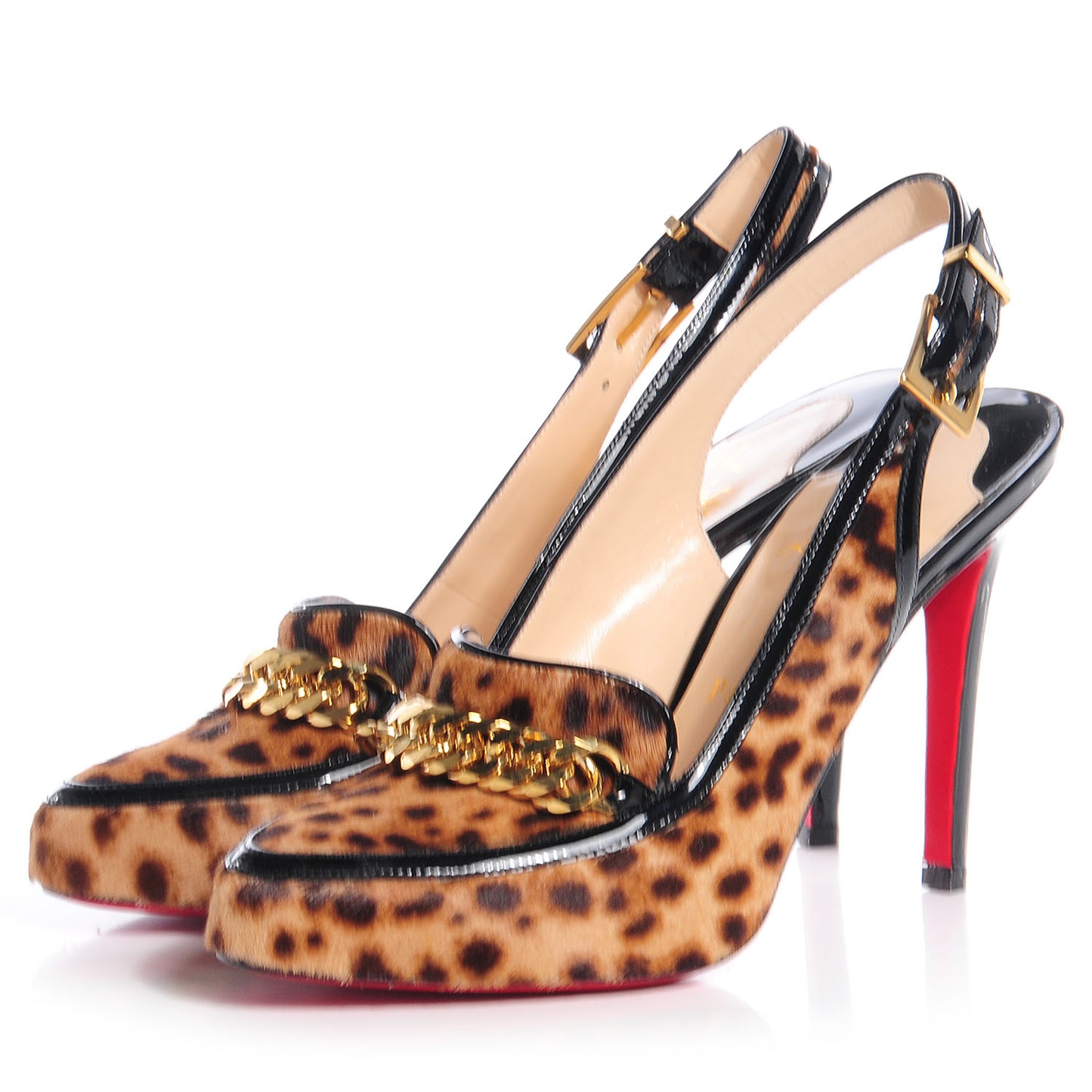 Leopard Print Calf Hair Miss Amelia 100 Pumps Heels Shoes 37