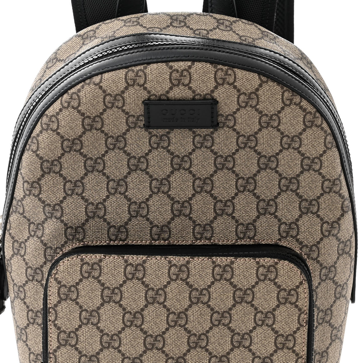 GG Supreme Monogram Small Eden Day Backpack Black