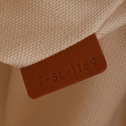 Celine Canvas Calfskin Horizontal Cabas Natural Tan 7 of 10