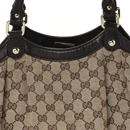 Gucci Monogram Medium Sukey Tote Dark Brown 8 of 12