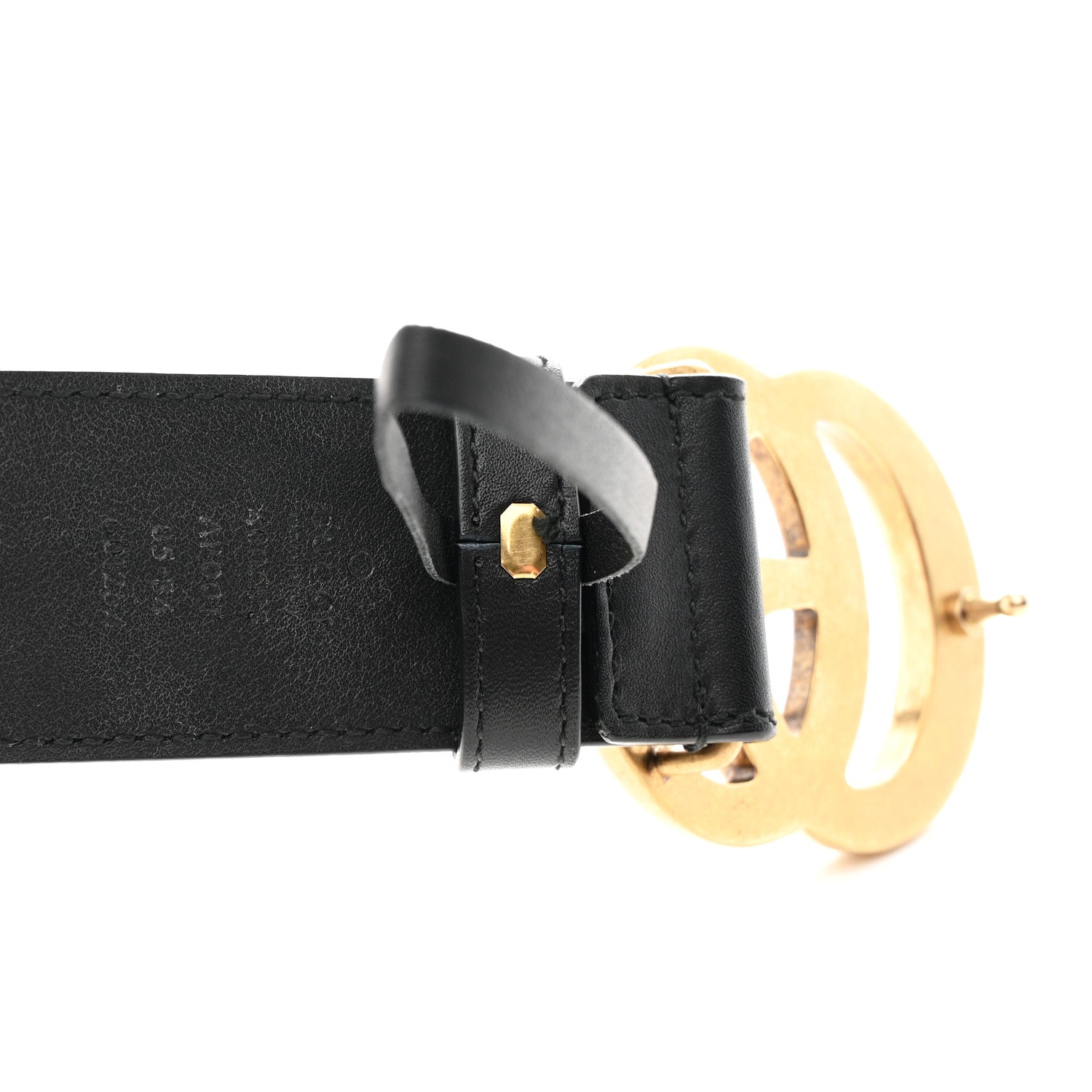 Gucci Calfskin Double G 40mm Belt 85 34 Black 3 of 6