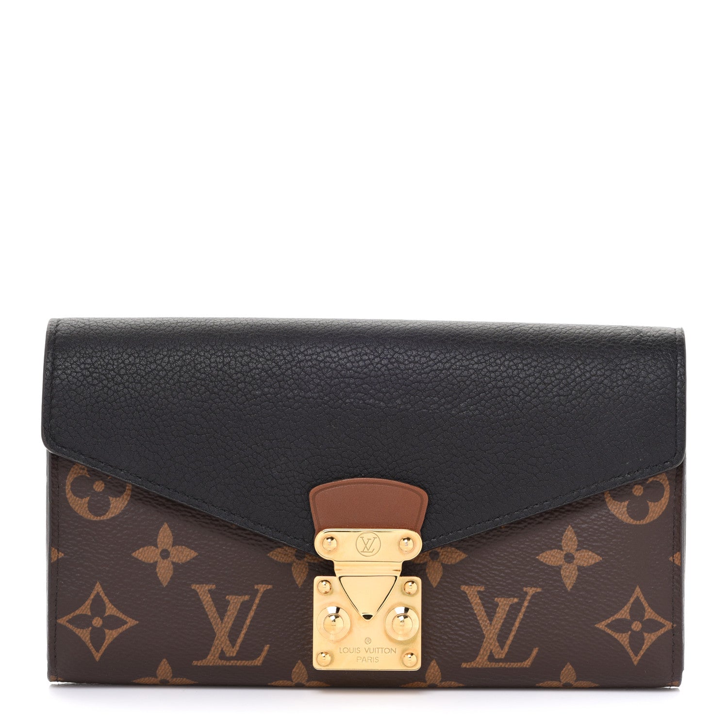 Louis Vuitton Monogram Pallas Wallet Black 1 of 7