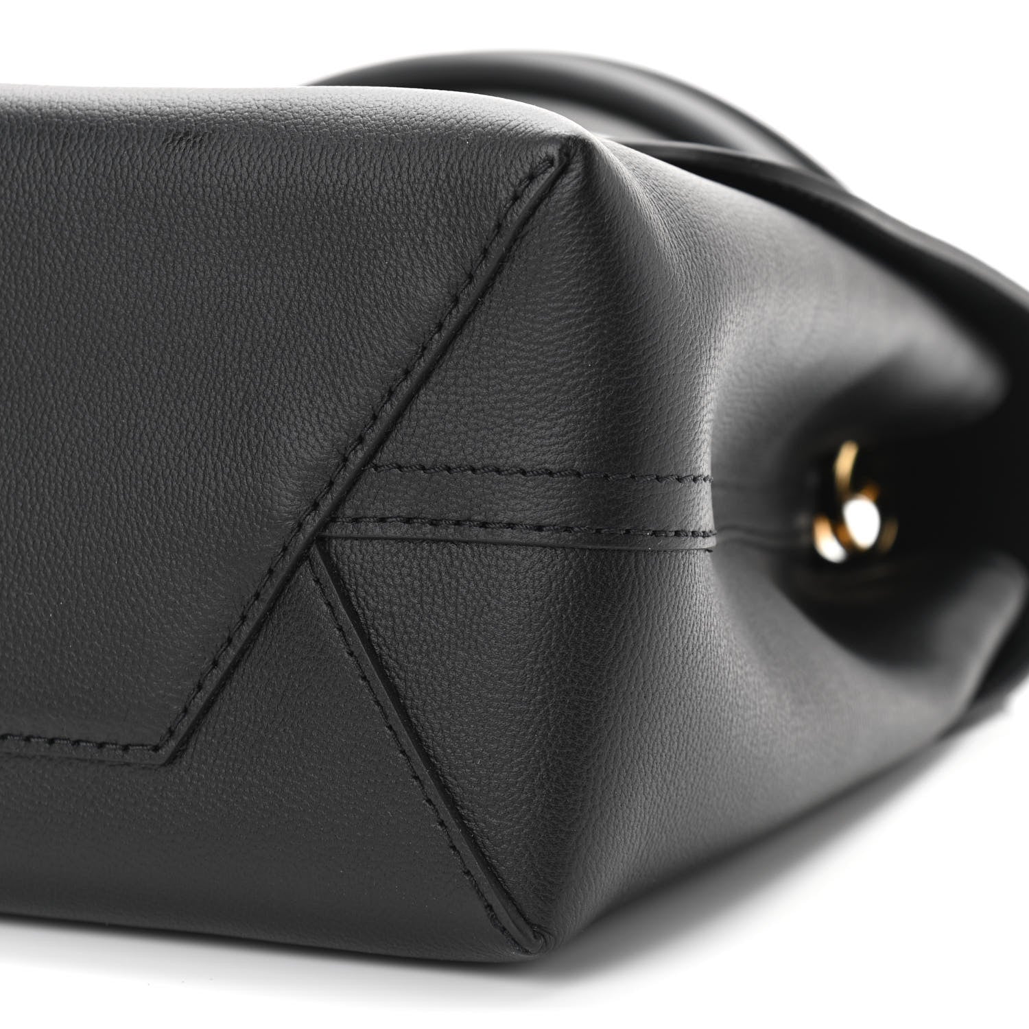 Louis Vuitton Calfskin Monogram Very One Handle Black 9 of 10