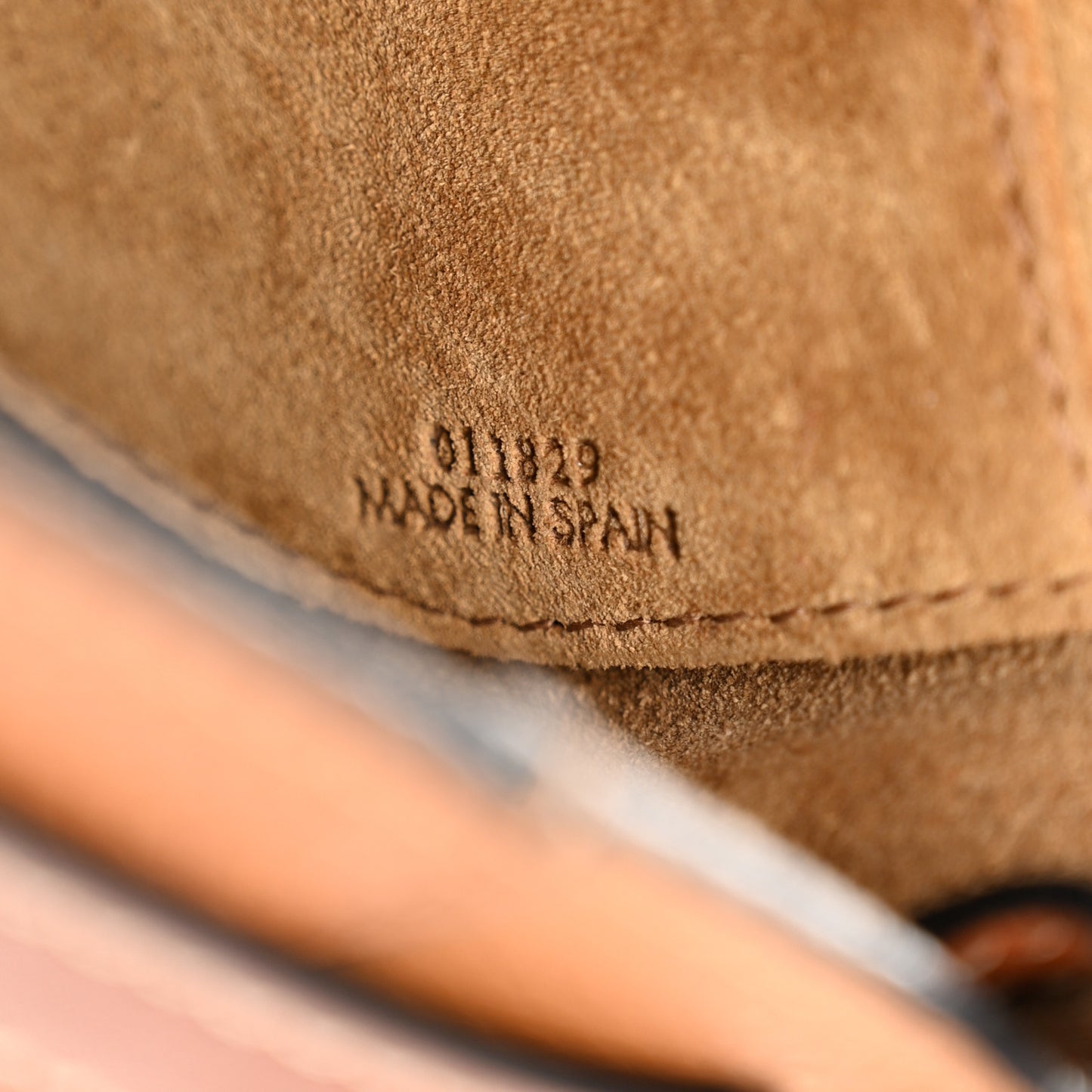 Grained Calfskin Mini Gate Crossbody Bag Caramel Pecan