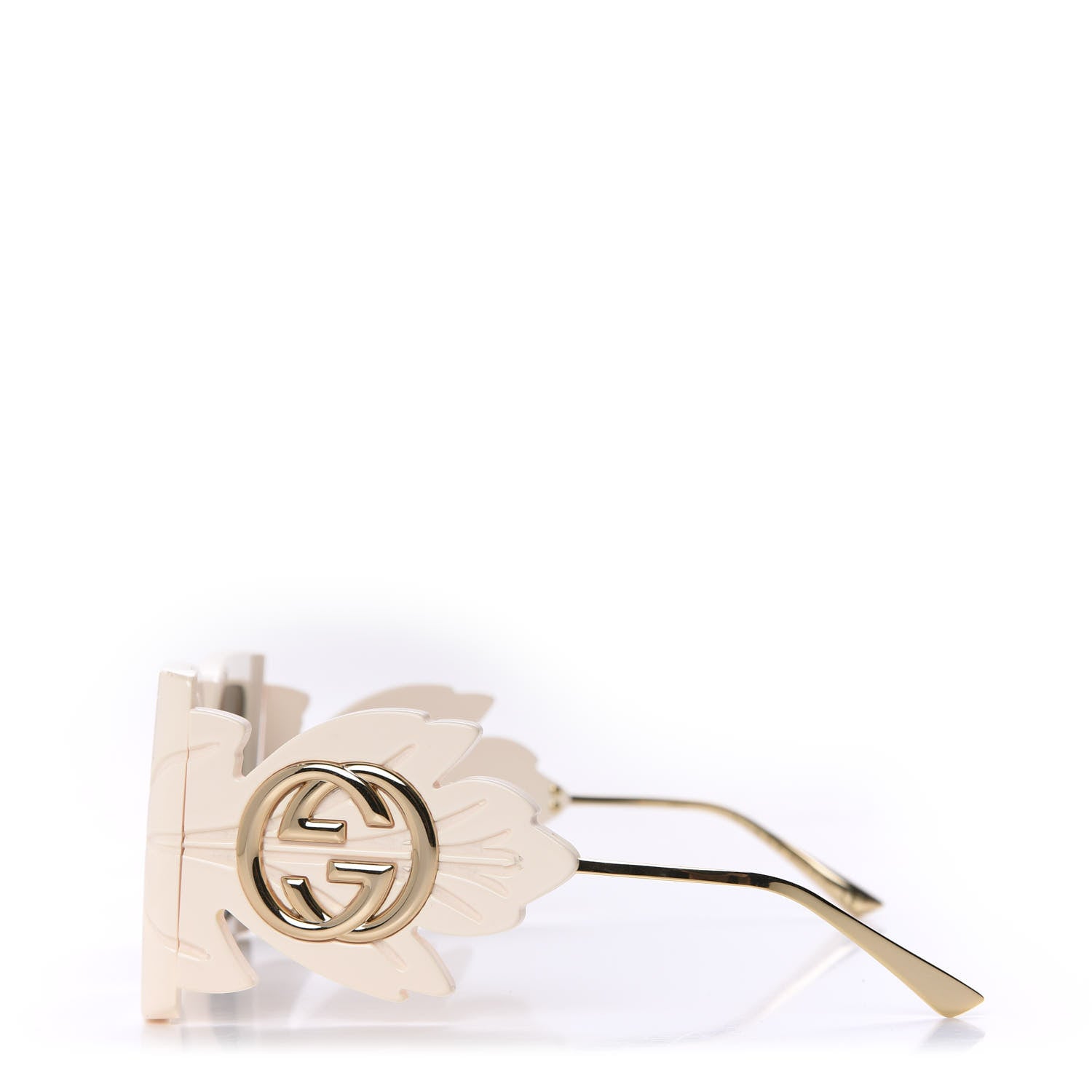 Gucci Acetate Square Frame Wing Sunglasses GG0535S Ivory 3 of 8