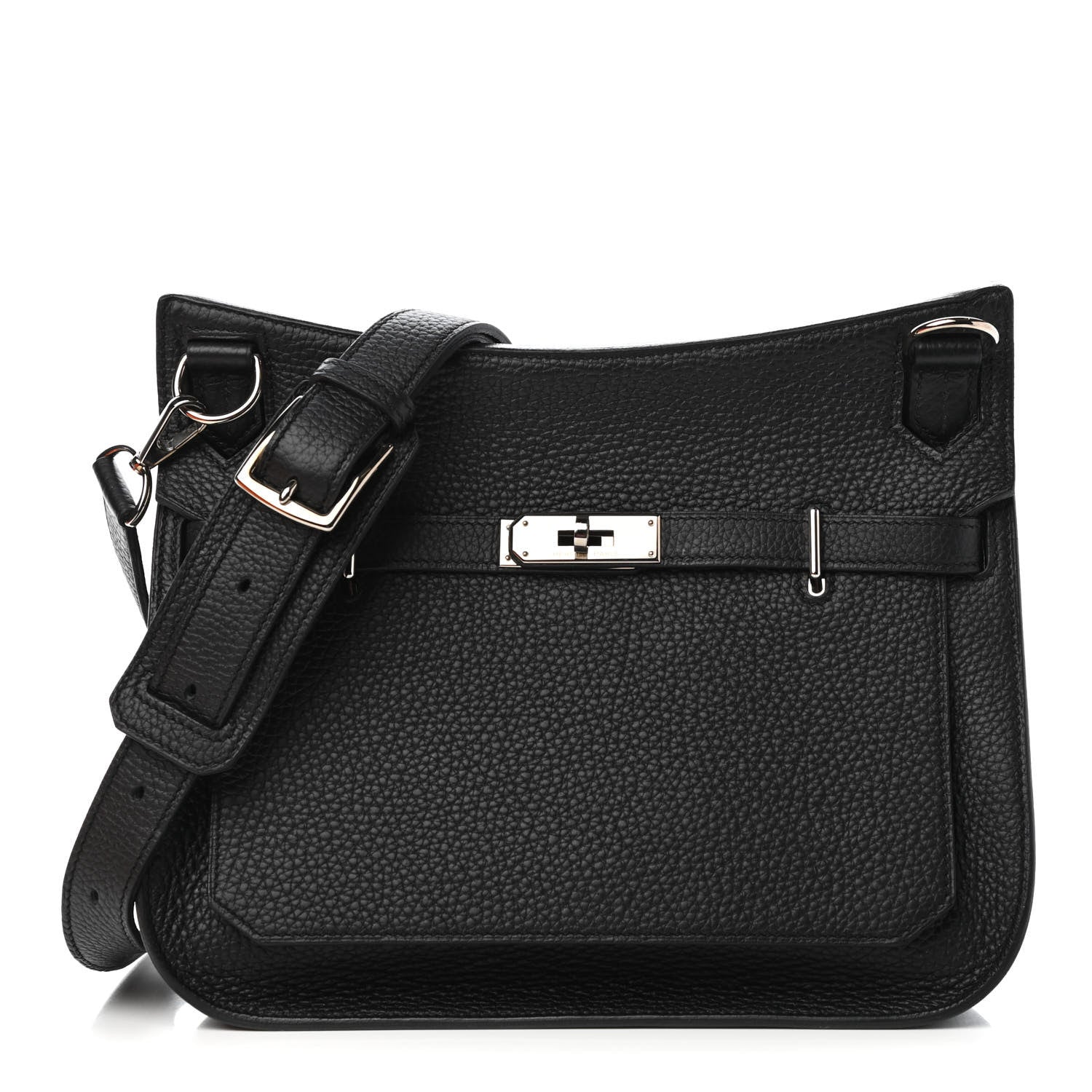 Hermes Taurillon Clemence Jypsiere 28 Black 1 of 10