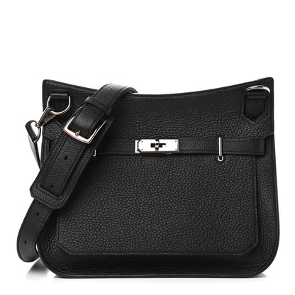 Hermes Taurillon Clemence Jypsiere 28 Black 1 of 10