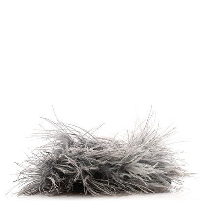 Prada Marabou Feather Bag Strap Grey 1 of 6