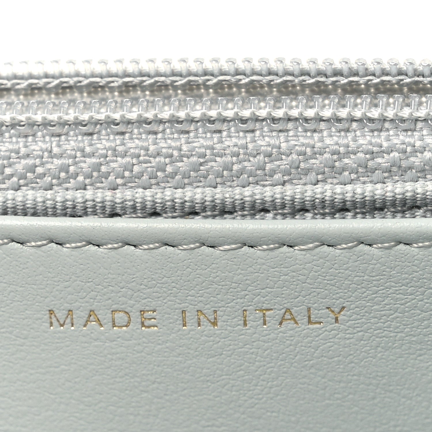 Chanel Lambskin Quilted Chanel 19 Wallet On Chain WOC Light Blue 7 of 13