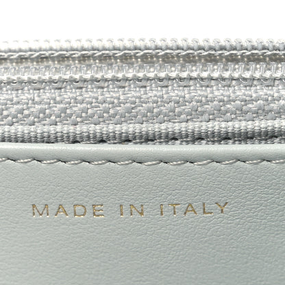 Chanel Lambskin Quilted Chanel 19 Wallet On Chain WOC Light Blue 7 of 13