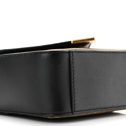Alexander Wang Crocodile Lizard Embossed Calfskin Prisma Envelope Crossbody Black Military 10 of 11