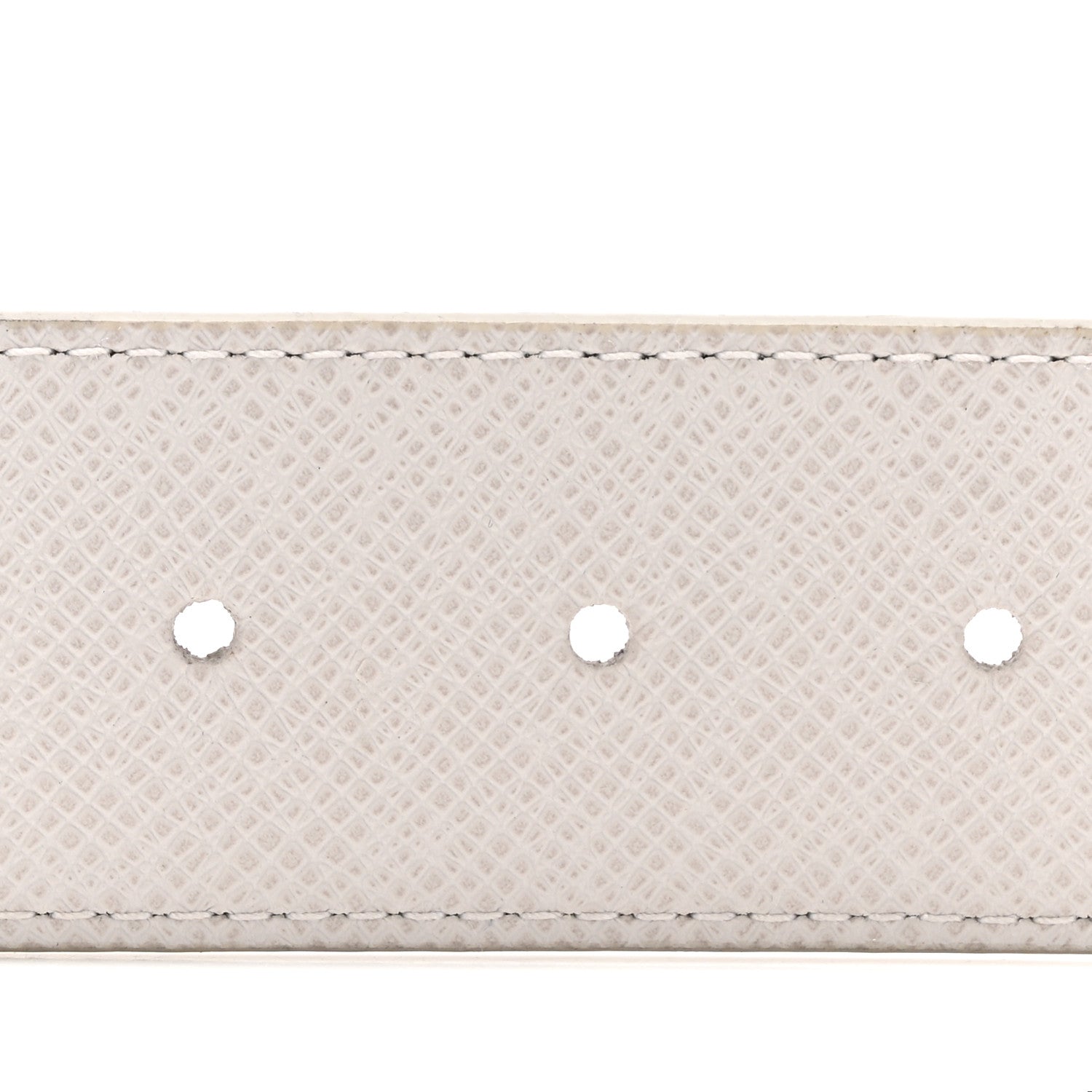 Louis Vuitton Taiga Monogram 40mm LV Initiales Belt 85 34 White