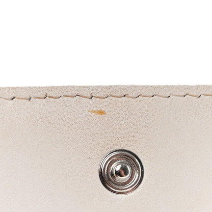 Chanel Tweed Quilted Flap Wallet White 10 of 12