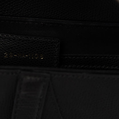 Christian Dior Grained Calfskin Saddle Bag Black 9 of 9