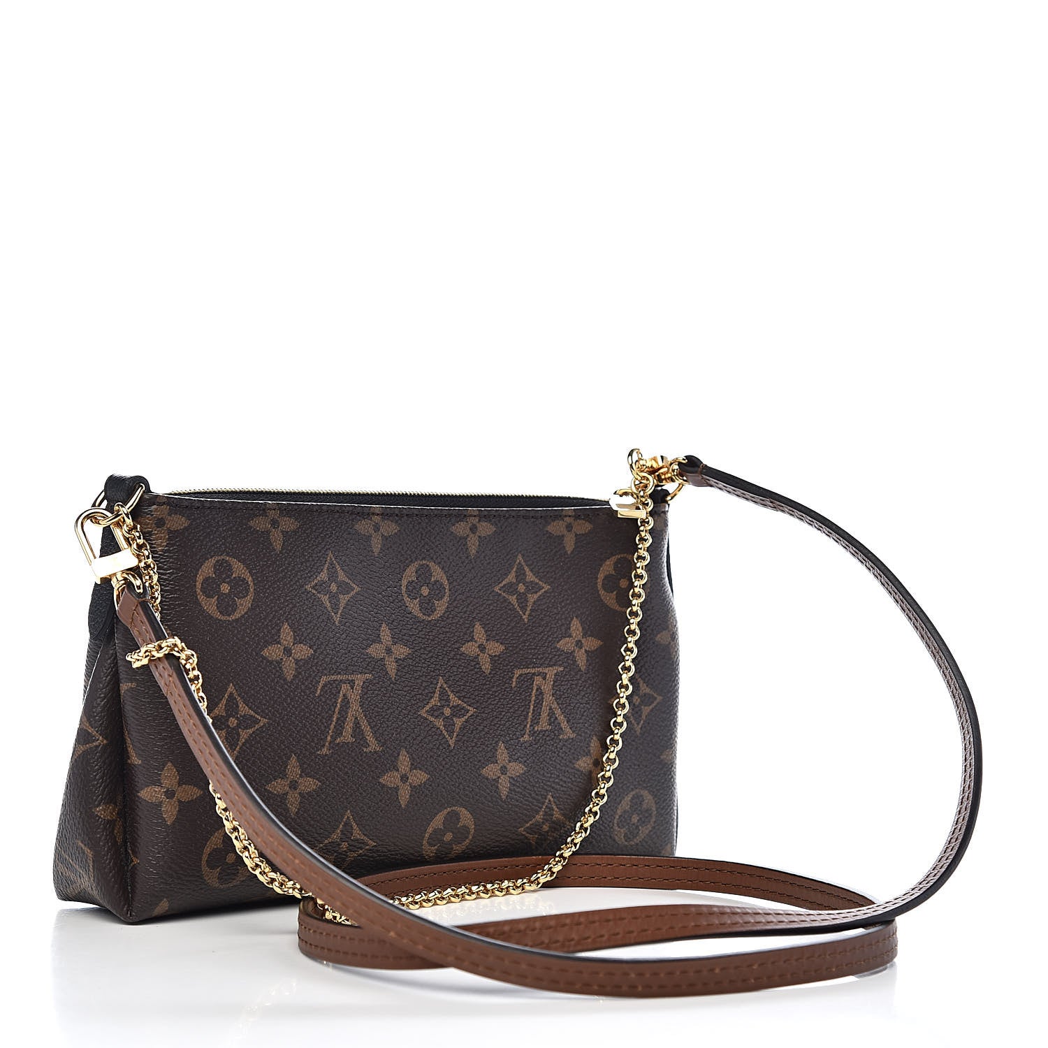 Louis Vuitton Monogram Pallas Clutch Black 3 of 11