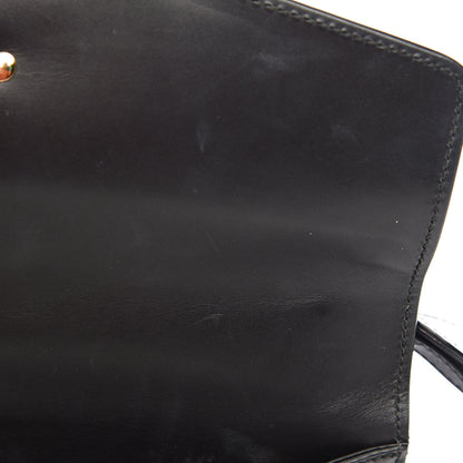 Gucci Calfskin Small Sylvie Shoulder Bag Black 8 of 18