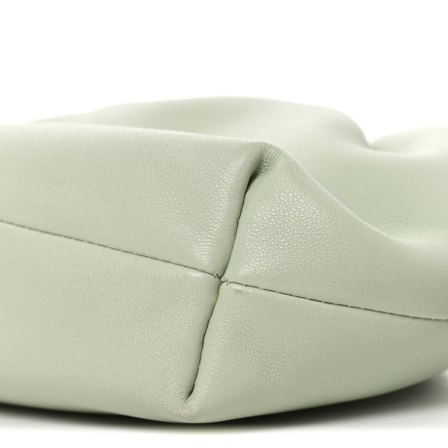 Loewe Mellow Nappa Donut Chain Mini Flamenco Knot Clutch Spring Jade 10 of 10