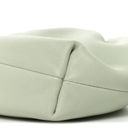 Loewe Mellow Nappa Donut Chain Mini Flamenco Knot Clutch Spring Jade 10 of 10