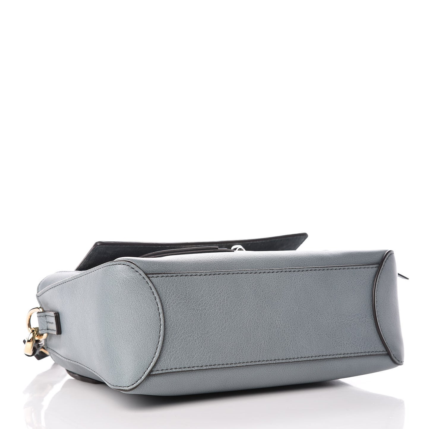 Calfskin Mini Faye Day Shoulder Bag Cloudy Blue