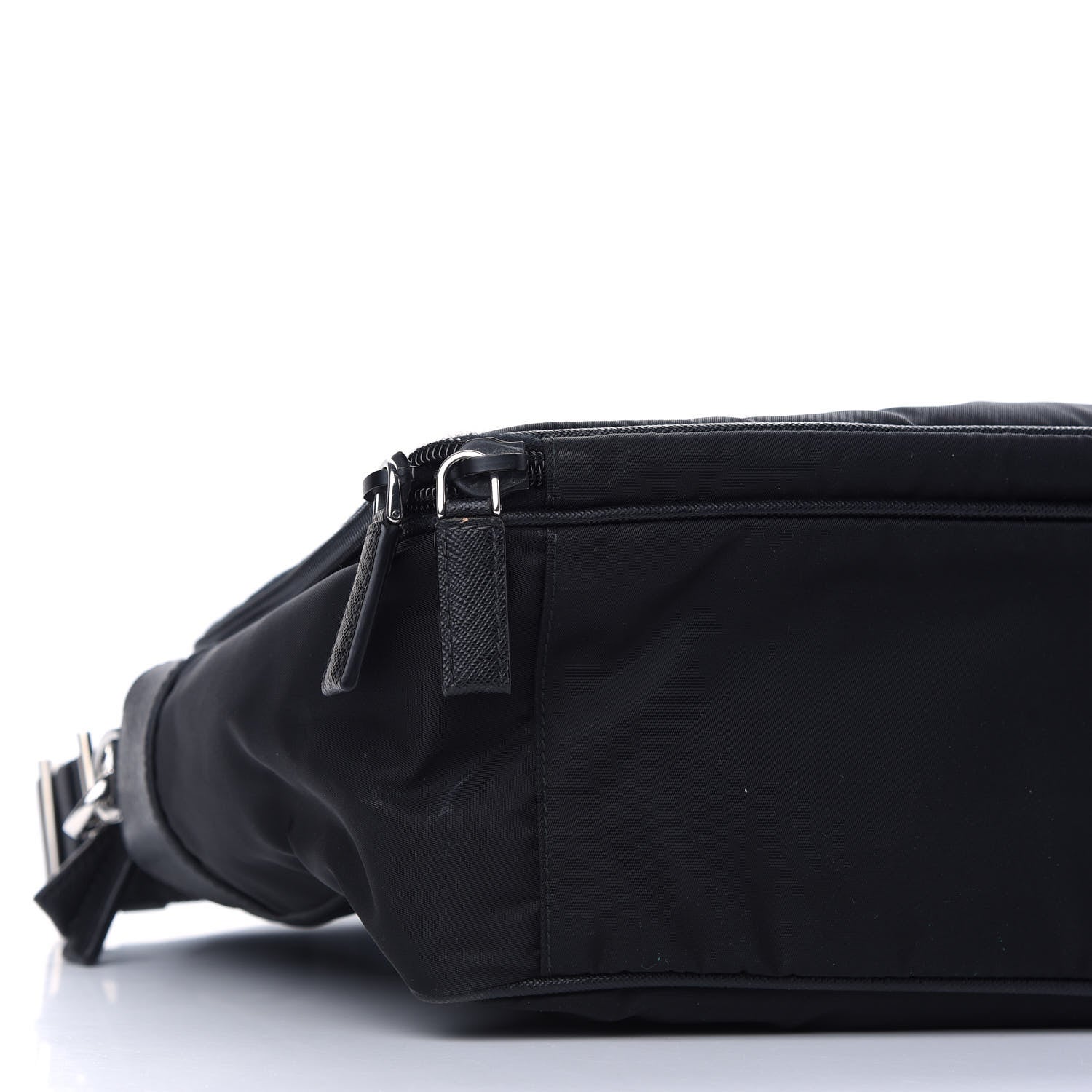 Prada Tessuto Nylon Saffiano Briefcase Black 5 of 11