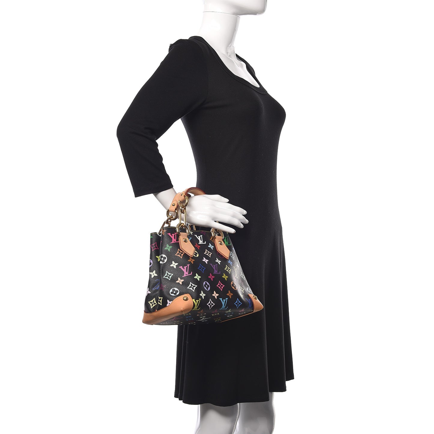 Monogram Multicolor Audra Black