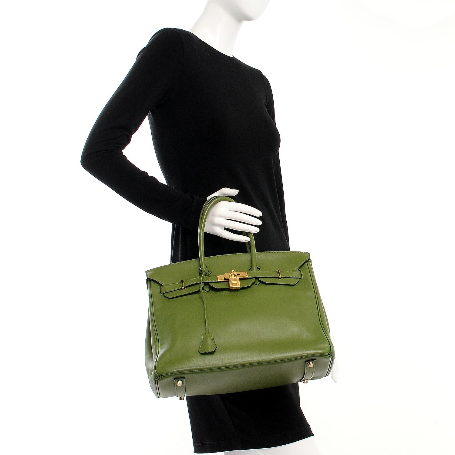 Hermes Veau Swift Birkin 35 Pelouse 2 of 35
